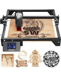 Longer Ray5 5W/10W/20W Laser Engraver 24,000 mm/min Speed Working Area 400×400mm/400×365mm